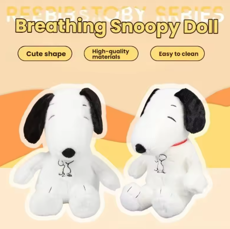 Peluche Snoopy que respira para dormir