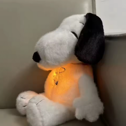 Peluche Snoopy que respira para dormir