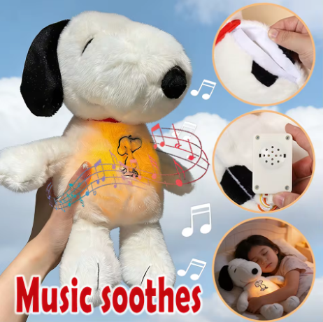 Peluche Snoopy que respira para dormir