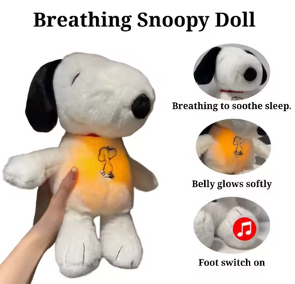 Peluche Snoopy que respira para dormir